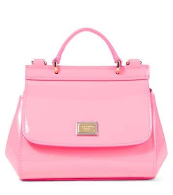 Sicily Mini patent leather tote bag | Dolce&Gabbana Kids