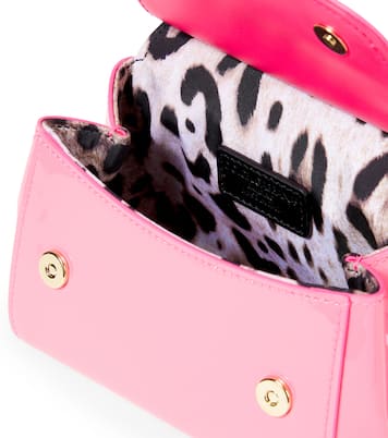 Sicily Mini patent leather tote bag | Dolce&Gabbana Kids