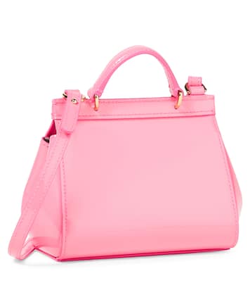Sicily Mini patent leather tote bag | Dolce&Gabbana Kids