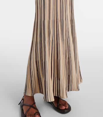 Robe midi Esenia rayée en coton mélangé | Faithfull
