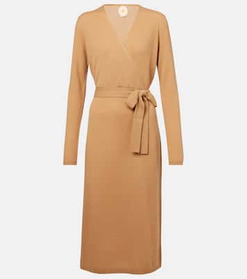 Abito a portafoglio in lana e cashmere | Jardin des Orangers
