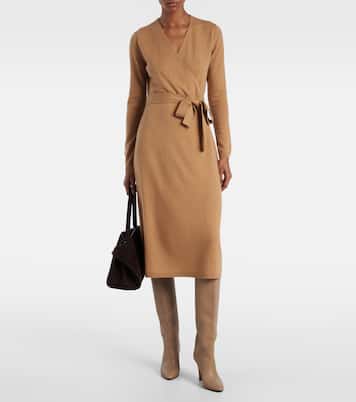 Abito a portafoglio in lana e cashmere | Jardin des Orangers