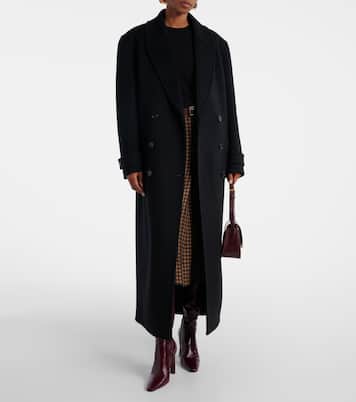 Double-breasted wool coat | Saint Laurent