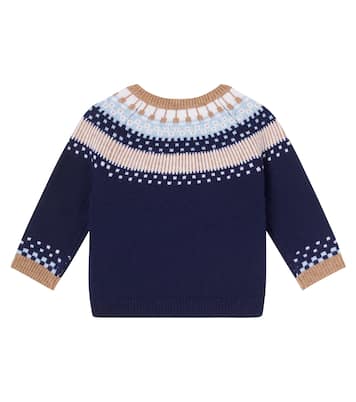 Baby Pullover aus Woll-Jacquard | Tartine et Chocolat