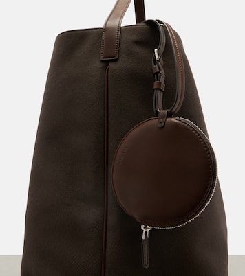 N/S Park Large canvas and leather tote bag | The Row