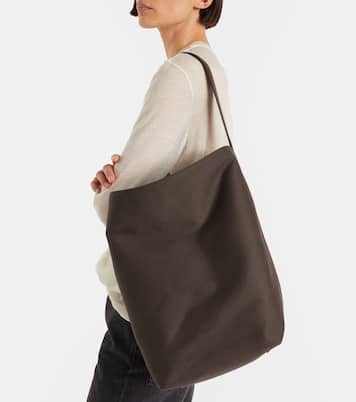 N/S Park Large canvas and leather tote bag | The Row