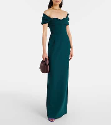 Vestido de fiesta de crepé | Carolina Herrera