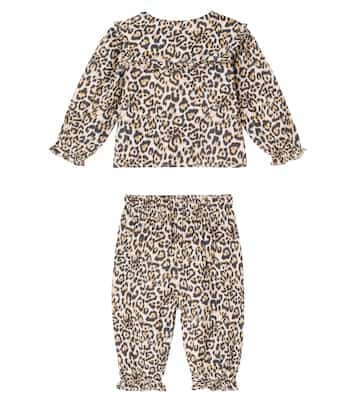 Baby Nelia cotton blouse and pants set | The New Society