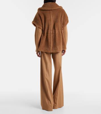 Cape Newbab en laine de chameau et soie | Max Mara