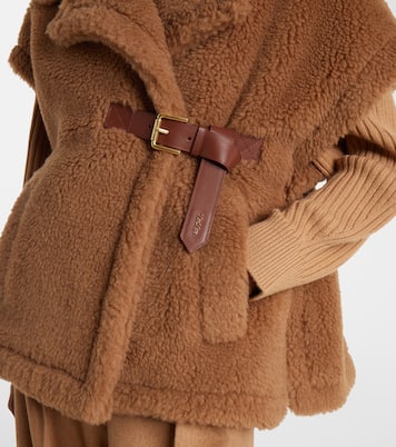 Cape Newbab en laine de chameau et soie | Max Mara