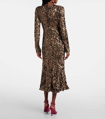 Midikleid mit Pailletten | Dolce&Gabbana