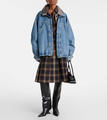 Bomber oversize di jeans | The Attico