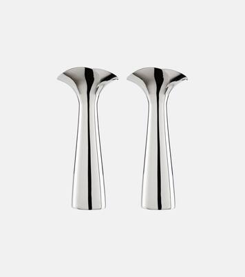 Bloom Botanica set of 2 candle holders by Helle Damkjær | Georg Jensen