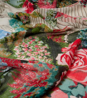 Camice printed wool and silk scarf | Max Mara