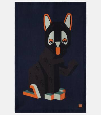 x Louis Wain wool blanket | Loewe
