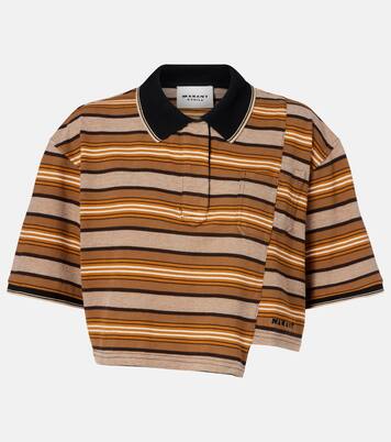 Isalyne striped cotton polo shirt | Marant Etoile