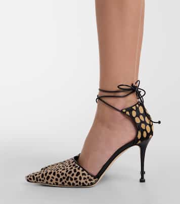 Gambis printed calf hair pumps | Manolo Blahnik