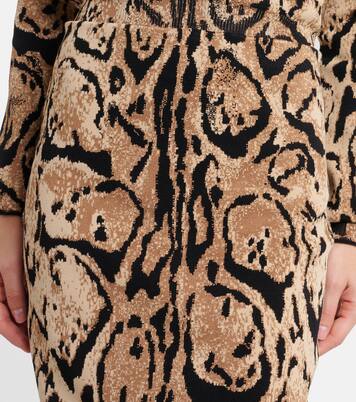 Snake-effect pencil skirt | Stella McCartney