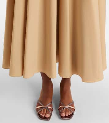 Mules Perla en cuir et résille | Malone Souliers