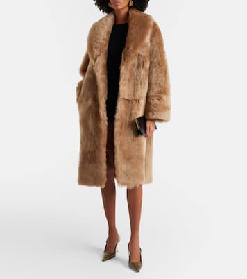 Anaïs shearling coat | Nour Hammour