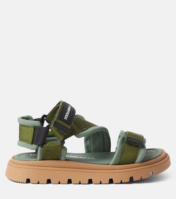 Logo grosgrain sandals | Dolce&Gabbana Kids