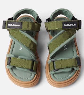 Logo grosgrain sandals | Dolce&Gabbana Kids