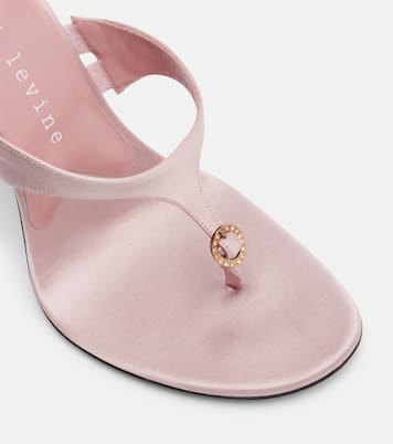 Sandalen Kiss And Tell aus Satin | Herbert Levine