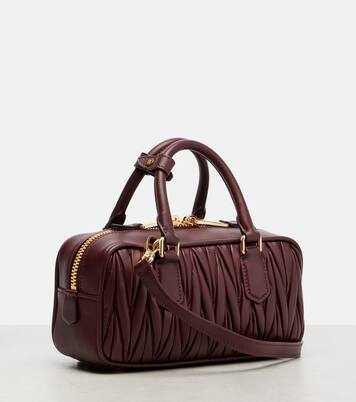 Arcadie matelassé leather tote bag | Miu Miu