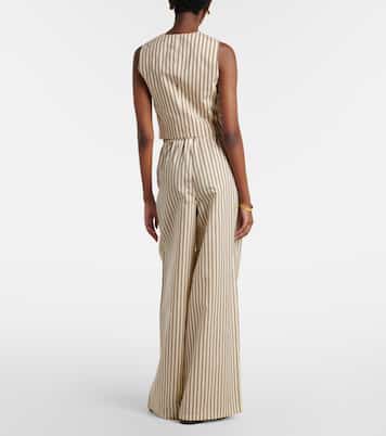 Weite Hose aus Baumwolle und Seide | Max Mara