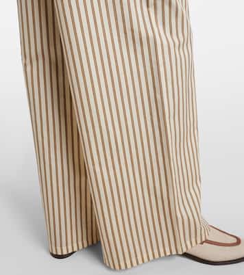 Weite Hose aus Baumwolle und Seide | Max Mara