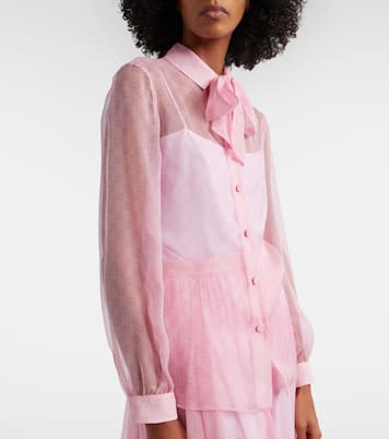 Chemise GG imprimée en mousseline | Gucci