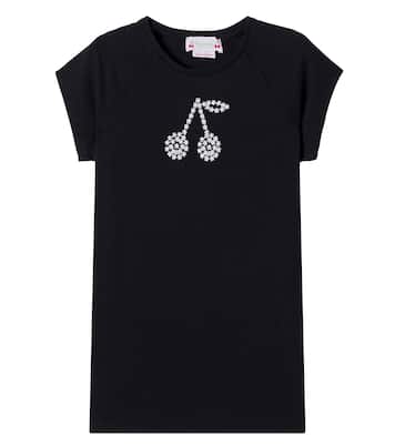 Asmae embroidered cotton jersey T-shirt | Bonpoint