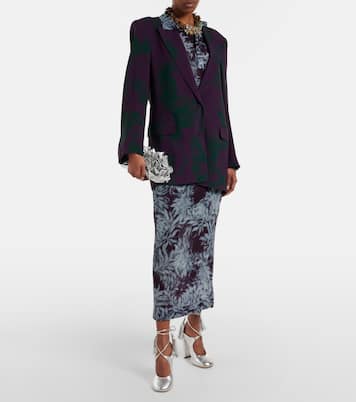 Metallic leather mules | Dries Van Noten