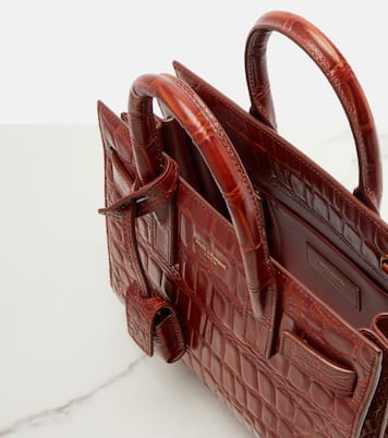 Sac De Jour Nano leather top-handle bag | Saint Laurent