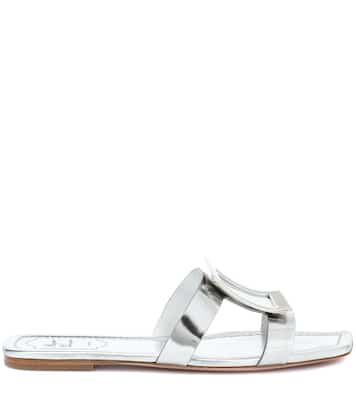 Sandali Bikiviv' in pelle metallizzata | Roger Vivier