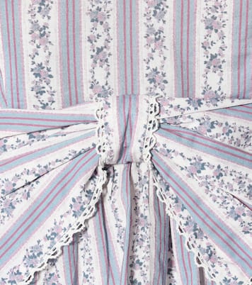 Top Rikki a righe in cotone | LoveShackFancy