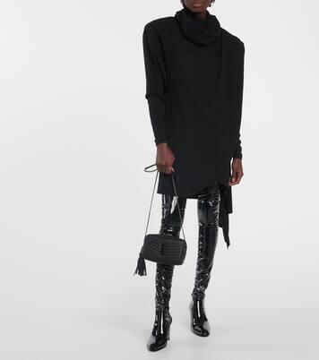 Sac à bandoulière Lou Camera en cuir matelassé | Saint Laurent