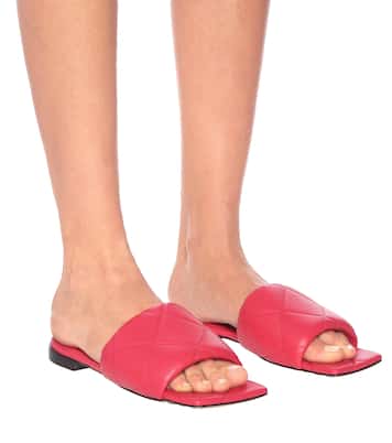 Sandalias BV Rubber Lido de piel | Bottega Veneta
