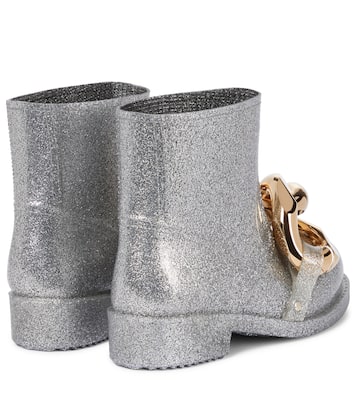 Botines de goma con purpurina | JW Anderson