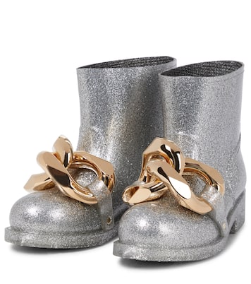 Botines de goma con purpurina | JW Anderson