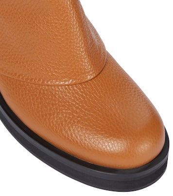 Botines de piel con pliegues | JW Anderson