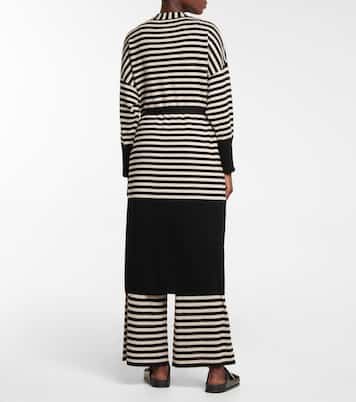 Sillage striped wool-blend cardigan | Eres