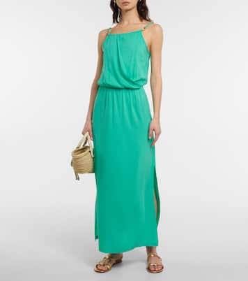 Braid-trimmed maxi dress | Heidi Klein