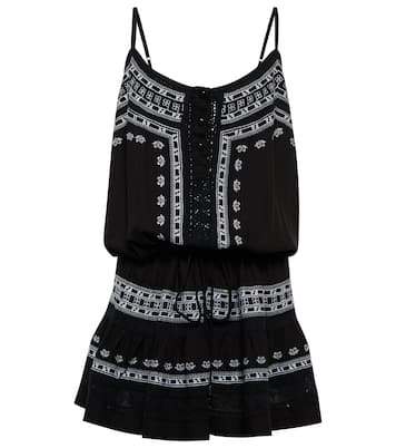 Vestido corto Karen bordado | Melissa Odabash