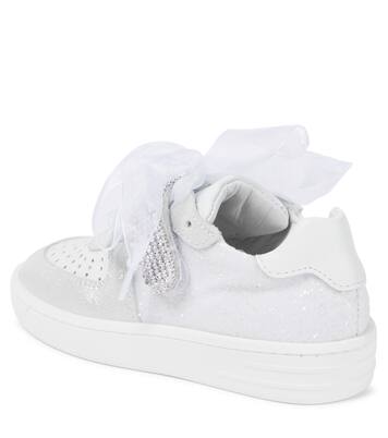 Baskets en cuir à ornements | Monnalisa