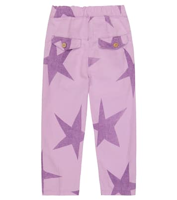 Camel printed cotton and linen pants | The Animals Observatory