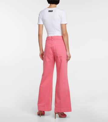 High-rise wide-leg jeans | Frame