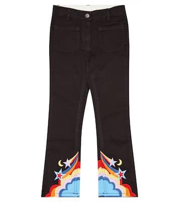 Embroidered straight jeans | Stella McCartney Kids