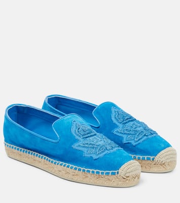 Nanou appliquéd suede espadrilles | Christian Louboutin