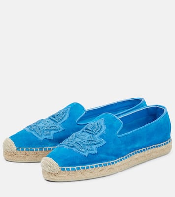 Nanou appliquéd suede espadrilles | Christian Louboutin